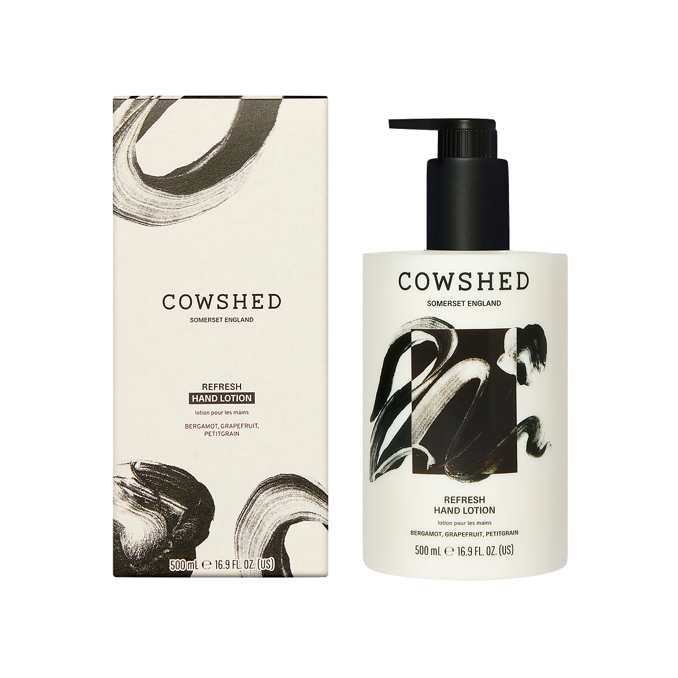 Cowshed Refresh Hand Lotion 500ml with packaging
