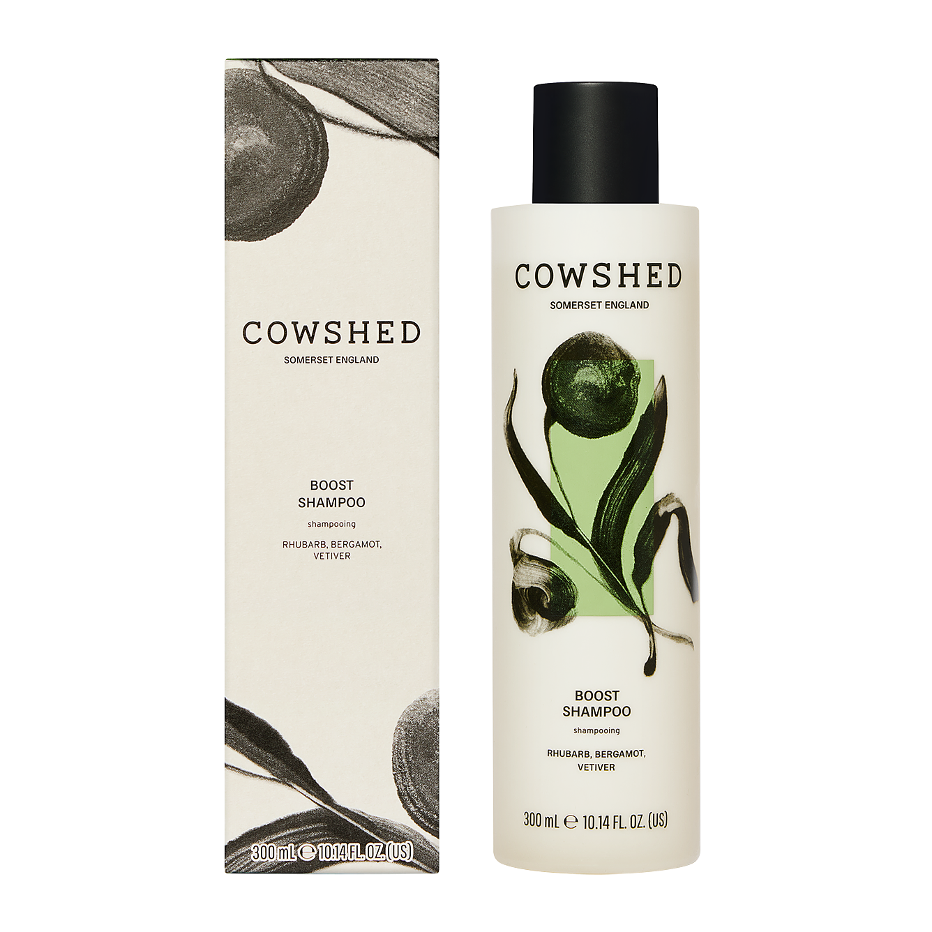Cowshed Boost Shampoo 300ml with packaging