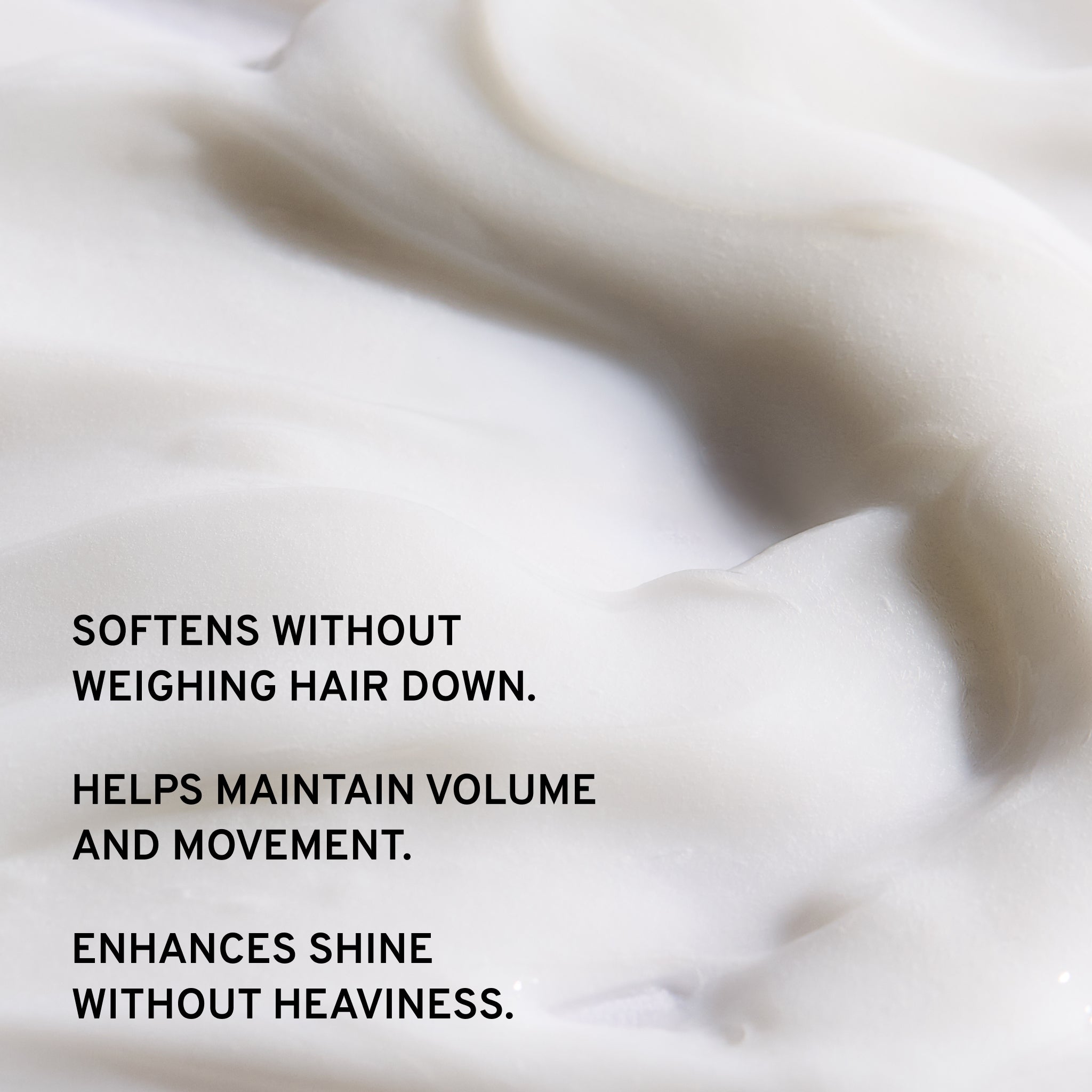 Cowshed Boost Conditioner textured background explaining enhanced volume benefits