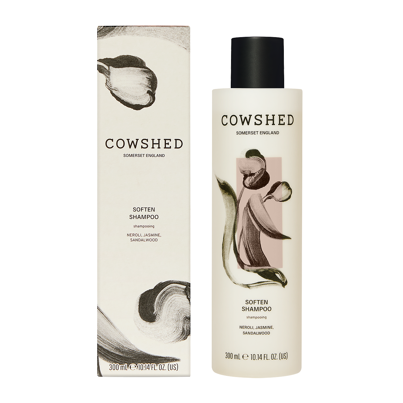 Cowshed Soften moisturising shampoo bottle 300ml with box