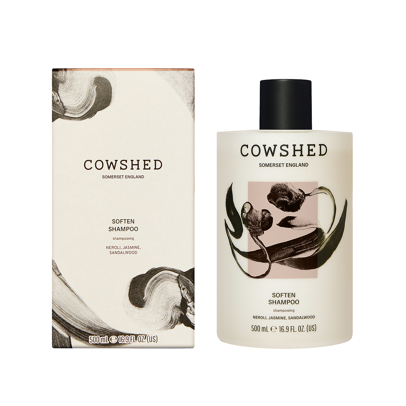 Cowshed Soften shampoo 500ml bottle & box