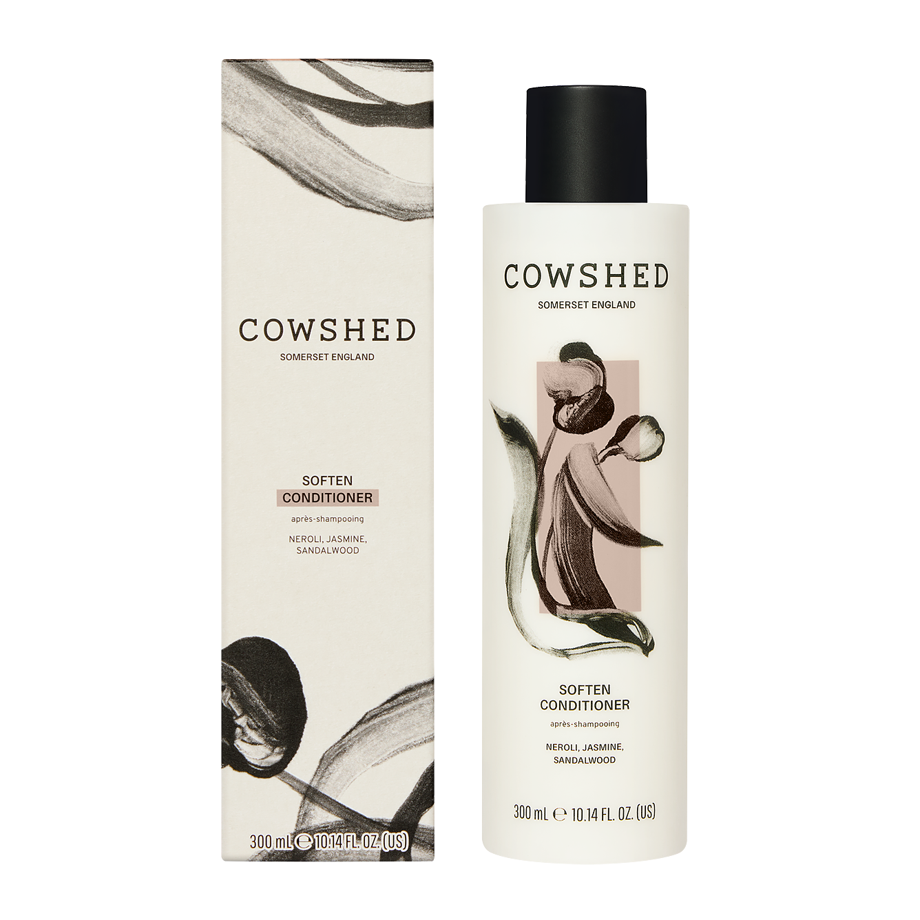 Cowshed Soften conditioner 300ml bottle with box packaging