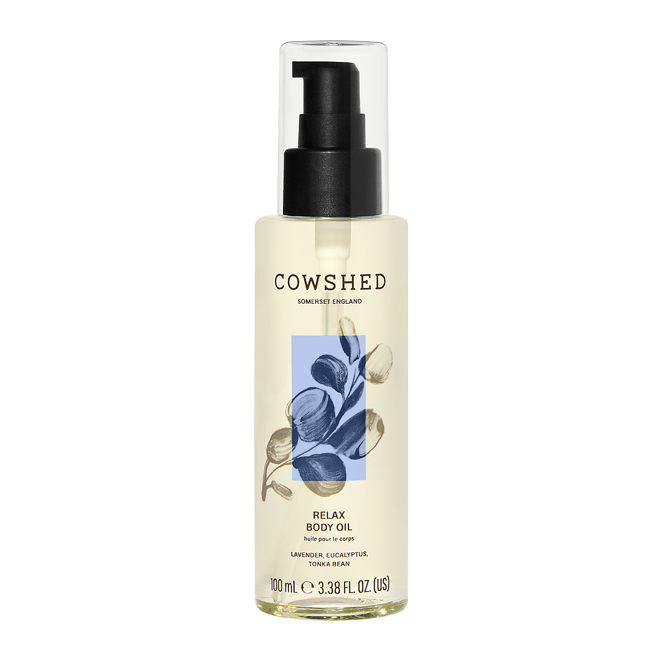 Cowshed Relax Body oil bottle