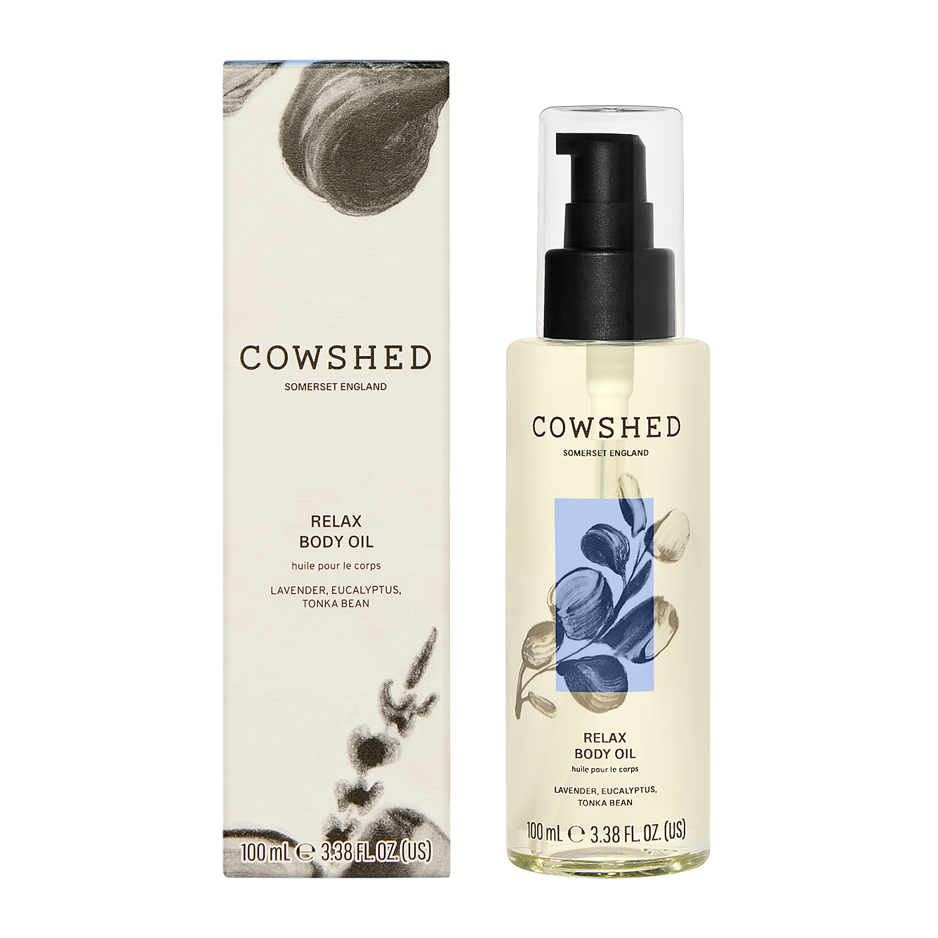 Relax Body Oil - Lavender, Eucalyptus, British Starflower